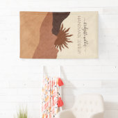 Boho Terracotta Sand Sun Handmade Juwelier Banner (Insitu)