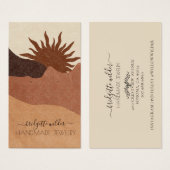 Boho Terracotta Sand Sun Jewelier Designer (Vorne & Hinten)