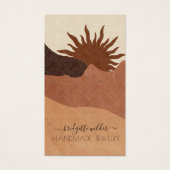 Boho Terracotta Sand Sun Jewelier Designer (Vorderseite)