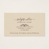 Boho Terracotta Sand Sun Jewelier Designer (Rückseite)