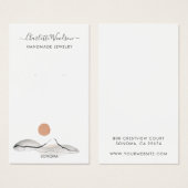 Boho Terracotta Sun Mountain Besichtigung der Alpe (Vorne & Hinten)