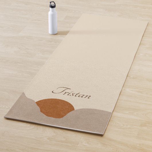 Boho Terracotta Sun Yoga Mat Yogamatte (Beispiel)