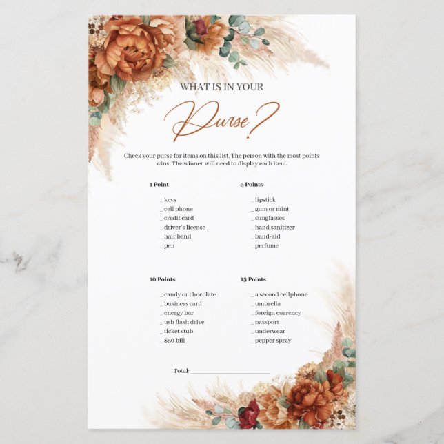 Boho Terracotta und die Vegetation Was ist in Ihre (Vorderseite)