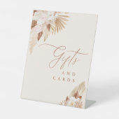 Boho Terracotta Wedding Gifts & Cards Sockelschild (Vorderseite)