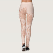 Boho-Terrakotta-Mandala Leggings (Rückseite)