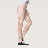 Boho-Terrakotta-Mandala Leggings (Rechts)