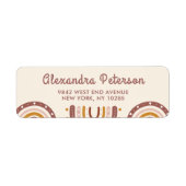 Boho Terrakotta Regenbogen Rückkehr (Vorne)