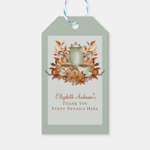 Boho-Terrakotta-Sage-Teeparty-Blumen-Event-Geschen Geschenkanhänger