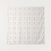 Boho Terrazzo Dots Wall Tapestry Wandteppich (Vorderseite (Horizontal))