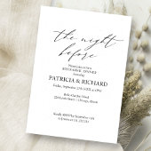 Boho The Night Before Probe Dinner Einladung