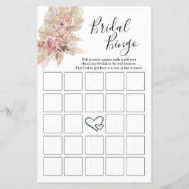 Boho Theme Brautparty Bingo Cards