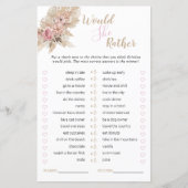 Boho Theme Brautparty würde sie eher spielen (Vorderseite)