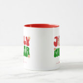 Boho Themed Niedlich Retro Jolly Mumma Individuell Tasse (Zentrum)