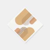 Boho Themed Party Napkins Serviette (Ecke)