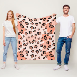 Boho-Tiermuster Fleecedecke