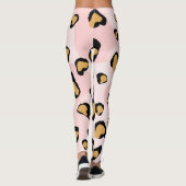 Boho-Tiermuster Leggings (Rückseite)