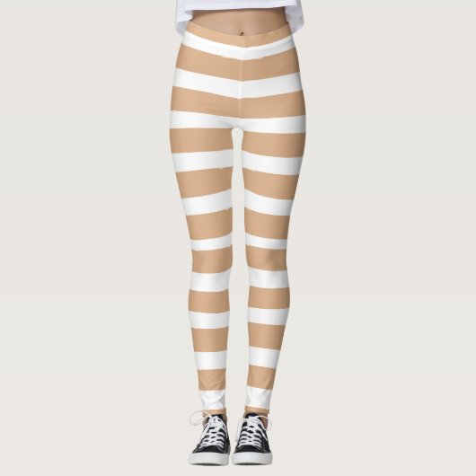 Boho-Tiermuster Leggings (Vorderseite)