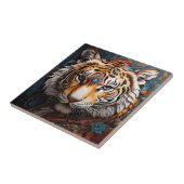 Boho Tiger Keramik Tile Set Fliese (Seite)