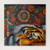 Boho Tiger Mandala Puzzle (Horizontal)