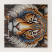 Boho Tiger Mandala Puzzle (Horizontal)
