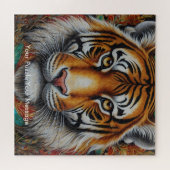 Boho Tiger Mandala Puzzle (Horizontal)