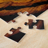 Boho Tiger Puzzle - Lebhafter Dschungel (Seite)