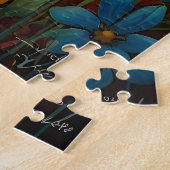 Boho Tiger Puzzle - Lebhafter Dschungel (Seite)
