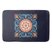 Boho Tile Bath Mat Badematte (Vorderseite)