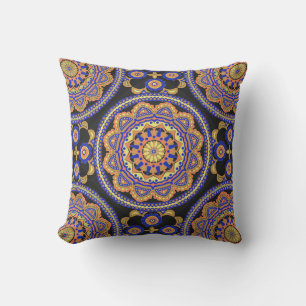 Boho Tile Design Kissen