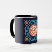 Boho Tile Tasse (Vorderseite Links)