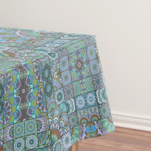 BoHo Tiled Tablecloth Tischdecke (Beispiel)