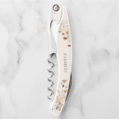 Boho Tiny Wildblume Brautparty Kellnermesser (Vorderseite)