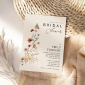 Boho Tiny Wildblume Bridal Dusche Einladung