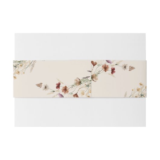 Boho Tiny Wildblume Wedding Bly Band (Rückseitenbeispiel)