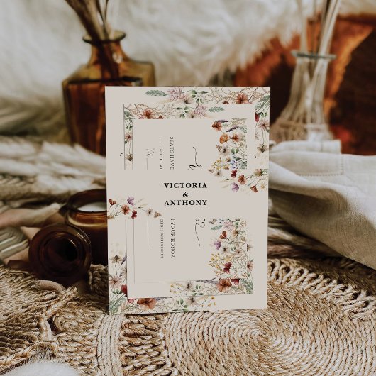 Boho Tiny Wildblume Wedding Bly Band