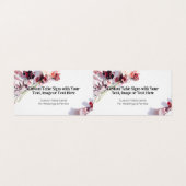 Boho Tischkarten - Blumenzettel (Außenseite Aufgefaltet)