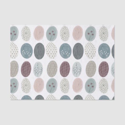 Boho Tissue Paper Feminine und Baby Seidenpapier (Vorderseite)