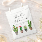 Boho Topted Succulents und Cactus Baby Shower Geschenktütchen (Ausgeschnitten)