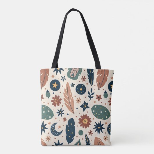 Boho Tote Bag - Stilvoll & versatile Tasche (Rückseite)