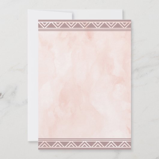 Boho Traumfänger-düstere Brautparty-Einladung Einladung (Rückseite)