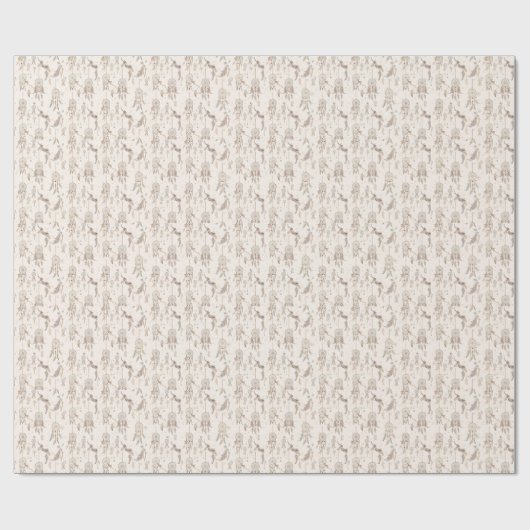 Boho Traumfänger Federn Mond Sterne Geschenk Geschenkpapier (Flach)