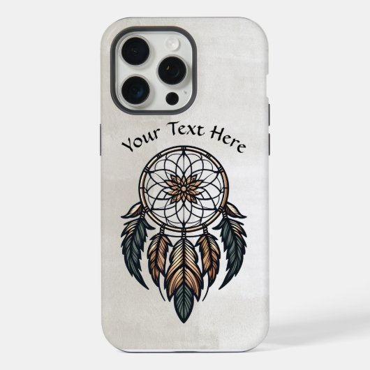 Boho Traumfänger iPhone Hülle (Rückseite)