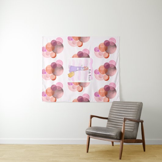 Boho Travels Wandteppich (Beispiel (Horizontal))