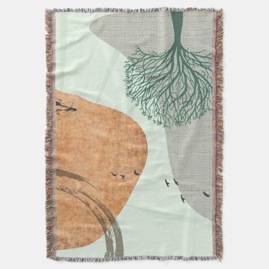 Boho Tree Decke (Vorderseite Vertikal)