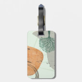 Boho Tree Gepäckanhänger (Rückseite vertikal)