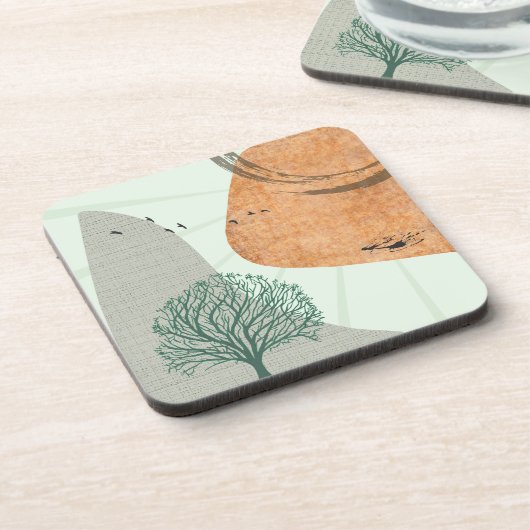 Boho Tree Getränkeuntersetzer (Linke Seite)