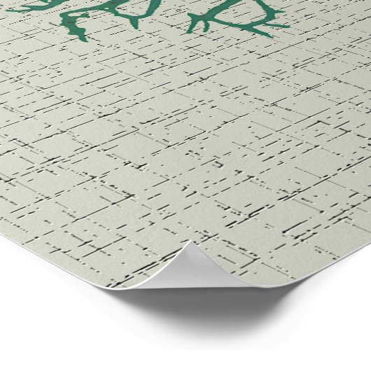 Boho Tree Poster (Ecke)