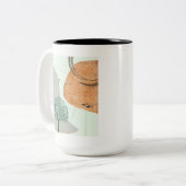 Boho Tree Zweifarbige Tasse (Vorderseite Links)