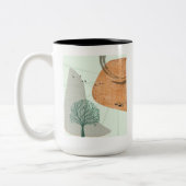 Boho Tree Zweifarbige Tasse (Links)