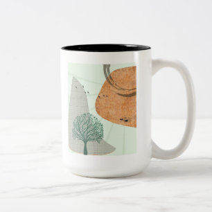 Boho Tree Zweifarbige Tasse